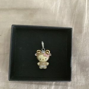 Hello Kitty diamond zodiac pendent Aries